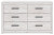 Ashley Cayboni Whitewash Twin Panel Bed, Dresser and 2 Nightstands