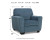 Ashley Cashton Blue Chair and Ottoman