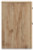 Ashley Hyanna Tan Brown Twin Panel Bed, Dresser, Mirror and 2 Nightstands
