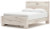 Ashley Lawroy Light Natural Queen Panel Bed with Storage, Dresser, Mirror and Nightstand B100/13/B2310/54/57/60(2)/31/36/92
