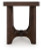Ashley Korestone Dark Brown Coffee Table with 2 End Tables