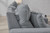 Ashley Modmax II Salt and Pepper 7-Piece Power Reclining Sectional with Audio Consoles