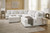 Ashley Wynncroft Manor Chalk 5-Piece Sectional with Chaise