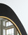 Ashley Kierlock Black Gold Finish Accent Mirror