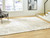 Ashley Raif Gray White Cream Large Rug