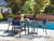 Ashley Point Bonita Gray Outdoor Dining Table and 4 Chairs P326/615/602A(2)