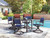 Ashley Point Bonita Gray Outdoor Dining Table and 4 Chairs P326/615/602A(2)