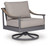 Ashley North Island Gray Outdoor Swivel Lounge with Cushion