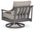 Ashley North Island Gray Outdoor Sofa with 2 Lounge Chairs