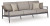 North Island Gray Outdoor Sofa and Loveseat with Coffee Table