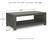 Ashley Elite Park Gray Outdoor Loveseat with Coffee Table