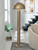 Ashley Wendfield Antique Gold Finish Floor Lamp