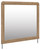 Ashley Dovander Warm Natural Brown Bedroom Mirror