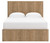 Ashley Dovander Warm Natural Brown Queen Panel Platform Bed