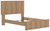 Ashley Dovander Warm Natural Brown Queen Panel Bed