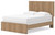 Ashley Dovander Warm Natural Brown Queen Panel Bed