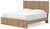 Ashley Dovander Warm Natural Brown King Panel Bed