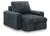 Ashley Chalmers Gunmetal Power Gliding Chaise