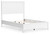Ashley Binterglen White Full Panel Bed, Dresser, Mirror and Chest