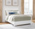 Ashley Binterglen White Full Panel Bed, Dresser, Mirror and 2 Nightstands