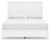 Ashley Binterglen White Queen Panel Bed, Dresser, Mirror and Chest