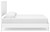 Ashley Binterglen White King Panel Bed, Dresser and 2 Nightstands