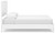 Ashley Binterglen White California King Panel Bed, Dresser, Mirror, Chest and Nightstand