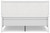 Ashley Binterglen White King Panel Bed and 2 Nightstands