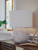 Ashley Vien Distressed White Table Lamp
