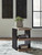 Ashley Rylandyn Black Light Brown End Table