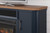 Ashley Landocken Two-tone 83" TV Stand with Electric Fireplace