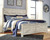 Ashley Bellaby Whitewash King Crossbuck Panel Bed