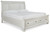 Ashley Robbinsdale Antique White California King Sleigh Bed with Storage