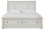 Ashley Robbinsdale Antique White California King Sleigh Bed with Storage