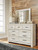 Ashley Bellaby Whitewash Dresser and Mirror