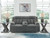 Ashley Greely Bend Steel Power Reclining Loveseat with Console