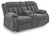 Ashley Greely Bend Steel Power Reclining Loveseat with Console