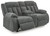 Ashley Greely Bend Steel Power Reclining Loveseat with Console