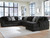 Ashley Midnight-Madness Onyx 6-Piece Sectional with Chaise 98103/17/46(3)/64/77