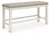 Ashley Robbinsdale Antique White 49" Counter Height Dining Bench