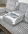 Ashley Technique Alloy Power Reclining Sofa with Drop Down Table