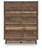 Ashley Zadilyn Brown Wide Chest of Drawers