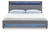 Ashley Cayberry Gray King Upholstered Bed with Wireless Audio