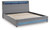 Ashley Cayberry Gray King Upholstered Bed with Wireless Audio