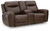 Benchcraft Gravier Cordova Power Reclining Loveseat with Console