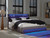 Ashley Cayberry Gray California King Upholstered Bed with Wireless Audio