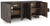 Ashley Cato Dark Brown Accent Cabinet
