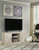 Ashley Bellaby Whitewash 4-Piece Entertainment Center