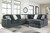 Ashley Midnight-Madness Onyx 5-Piece Sectional with Chaise