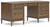Ashley Roanhowe Brown 68" Home Office Desk